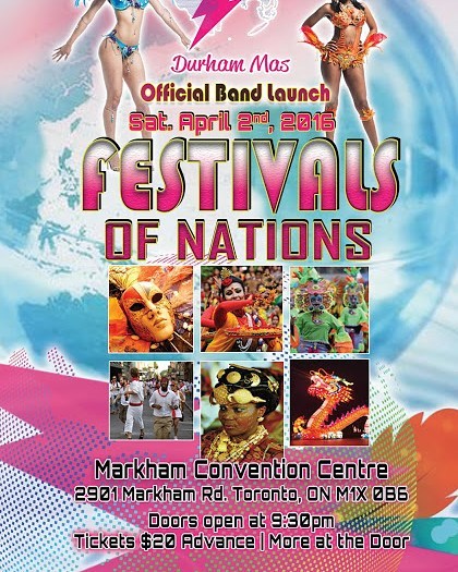 Durham Mas 2016 band launch
"Festivals Of Nations" 
Markham Convention Centre (2901 Markham Rd., Scarborough)


@skfthechamp
@denforcas