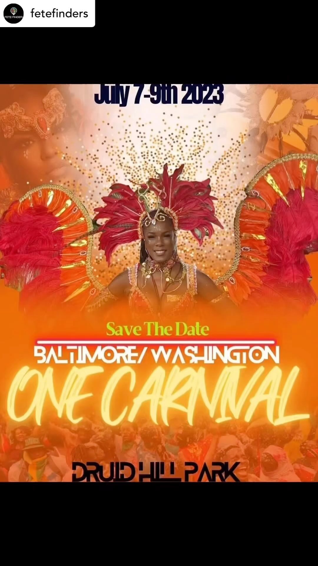 • @fetefinders Save the Date....

 @baltimore_dc_one_carnival