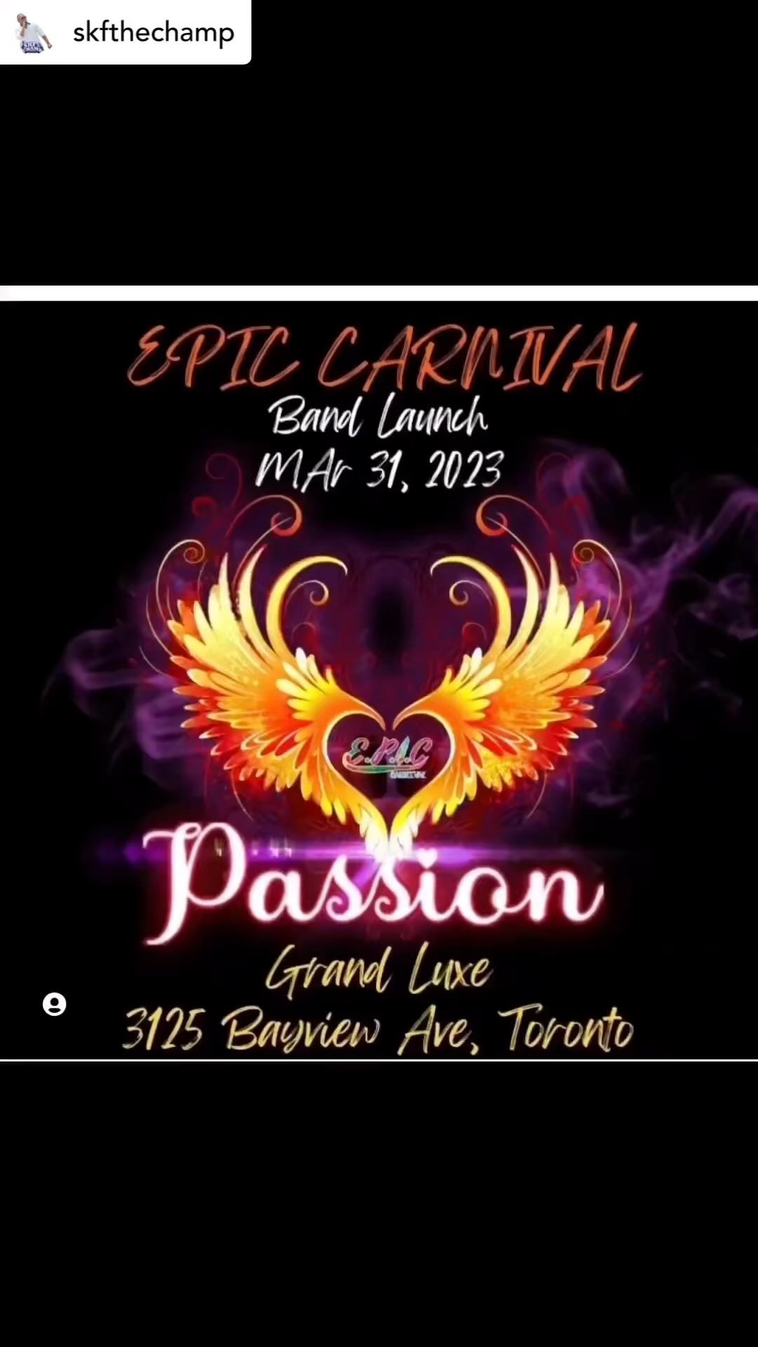 • @skfthechamp Band Launch Season Approaches.. SKF Hosting 
@e.p.i.c.carnival @sunlimemas @saldenahcarnival @tribalcarnival @cnzinc... tickets for these on ticketgateway.. Line Up Yuh Crew and Ready Up.