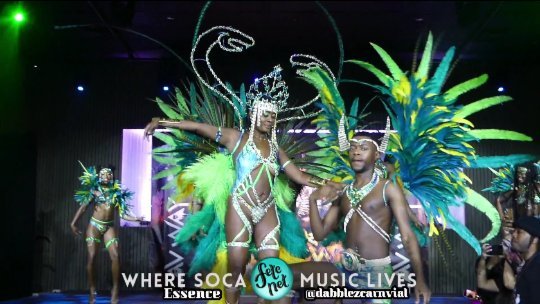 @torontocarnival.ca 2023
•
Host: @KevinCarringtonTheVoice 
•
BAND: Lavway Mas @lavwaymas
•
THEME: Then & Now
•
Section 01: 'Essence' by @dabblezcarnival