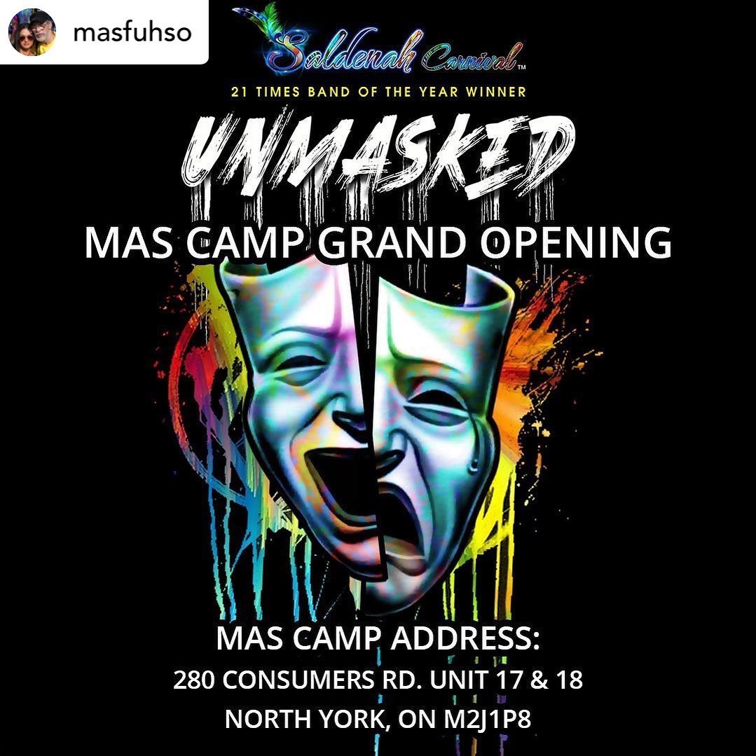 Mas Camp Grand Opening this Friday April 28th. Both in-person and online registrations will begin at 5pm-11pm EST. and continue on Saturday & Sunday from 1-9pm.

Beginning Monday May 1st, our Mas Camp will be open weekdays 3pm-9pm | weekends 1pm-9pm.

 280 CONSUMERS RD. Unit 17 & 18
NORTH YORK, ON M2J1P8