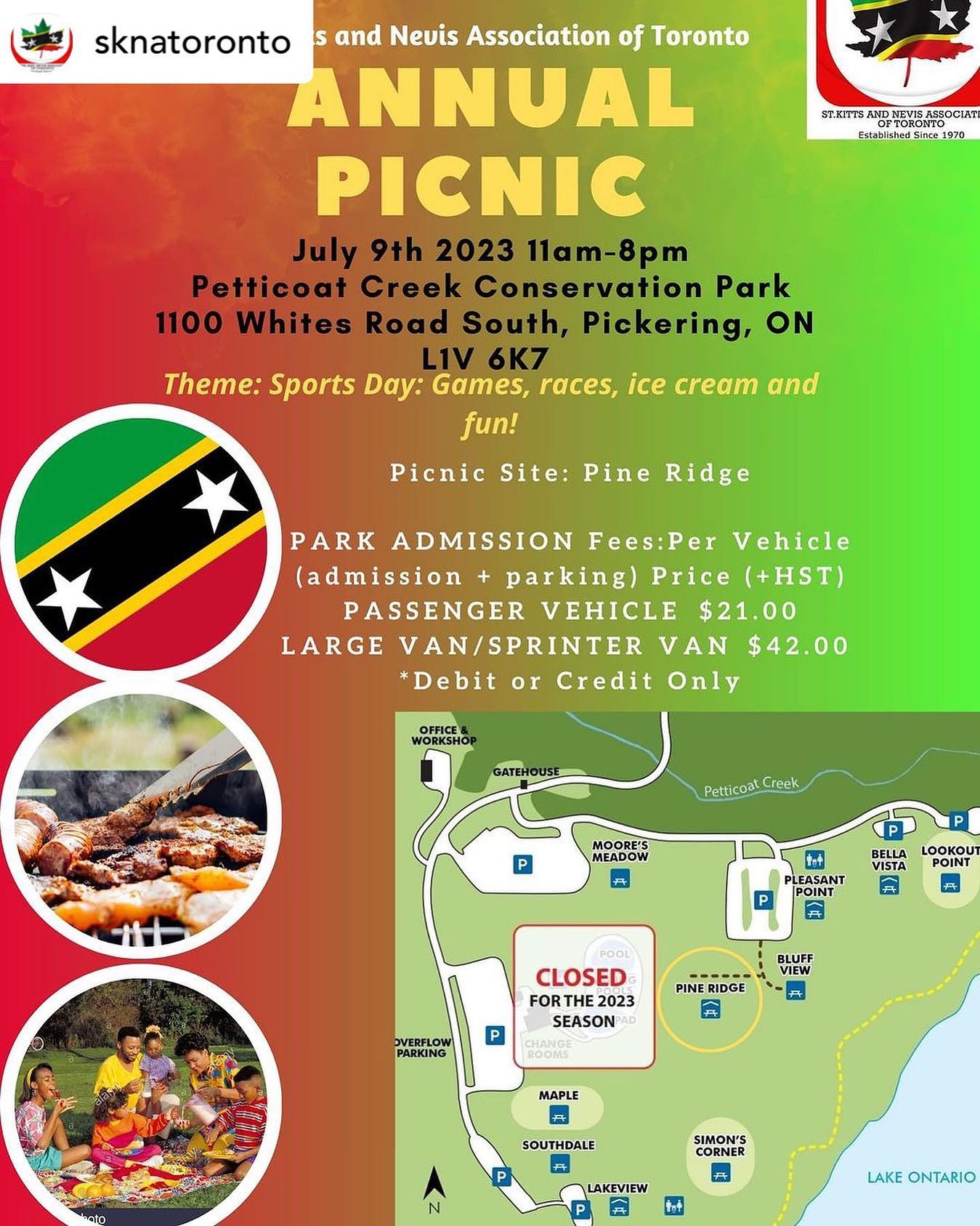 SKNA - Our annual picnic is Sunday July 9th…food, games, fun and more!! Bring your family, food and enjoy Sports Day!!